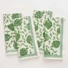 Dancing Artichokes Green Napkin | Set Of 4
