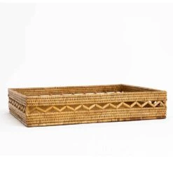 Woven Rattan Bakery Tray