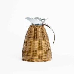 Woven Rattan Thermos With Stainless Steel -Household Items Series 0000s 0024 Rattan thermos 9465 900594