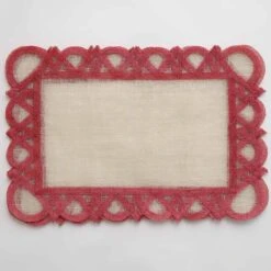 Red Athena Placemat | Set Of 4