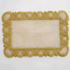 Yellow Athena Placemat | Set Of 4