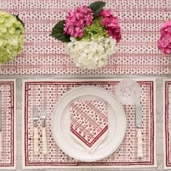 India Hicks Home Palm Avenue Blush Napkin | Set Of 4 7 India Hicks Home Palm Avenue Blush Napkin | Set Of 4 -Household Items Series 0016 IndiaHicks PalmAvenueBlushTableRunner Placemat 6652 jpg 03400e0e 95d4 47ba aec4 b2083eac1d8d 774753