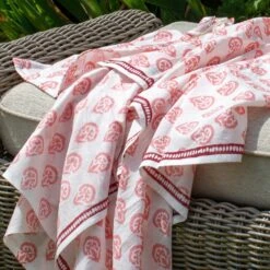 India Hicks Home Carnation Blush Placemat | Set Of 4 -Household Items Series 0031 IndiaHicks S23 MixedLinens brittangoetz 1228 997513