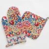 Golden Orchard Oven Mitt Set -Household Items Series 0054 GoldenOrchardOvenMittSets 8326 536750
