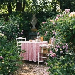 India Hicks Home Carnation Blush Placemat | Set Of 4 -Household Items Series 0056 IndiaHicks S23 SeashellsBlush brittangoetz 18 266758