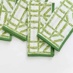 Green Bamboo Napkin | Set Of 4
