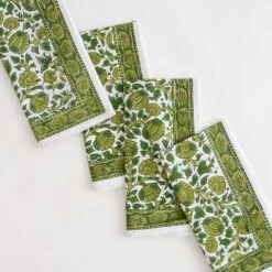 Jade Blossom Napkin | Set Of 4