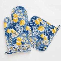 Lemon Grove Oven Mitt Set