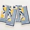 Mod Lemon Napkin | Set Of 4 -Household Items Series 0082 ModLemonNapkins 8128 422823
