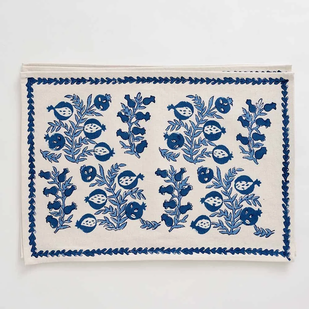 Pom Bells Wedgewood Placemat | Set Of 4 3 Pom Bells Wedgewood Placemat | Set Of 4