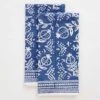 Pomegranate Blue Tea Towels