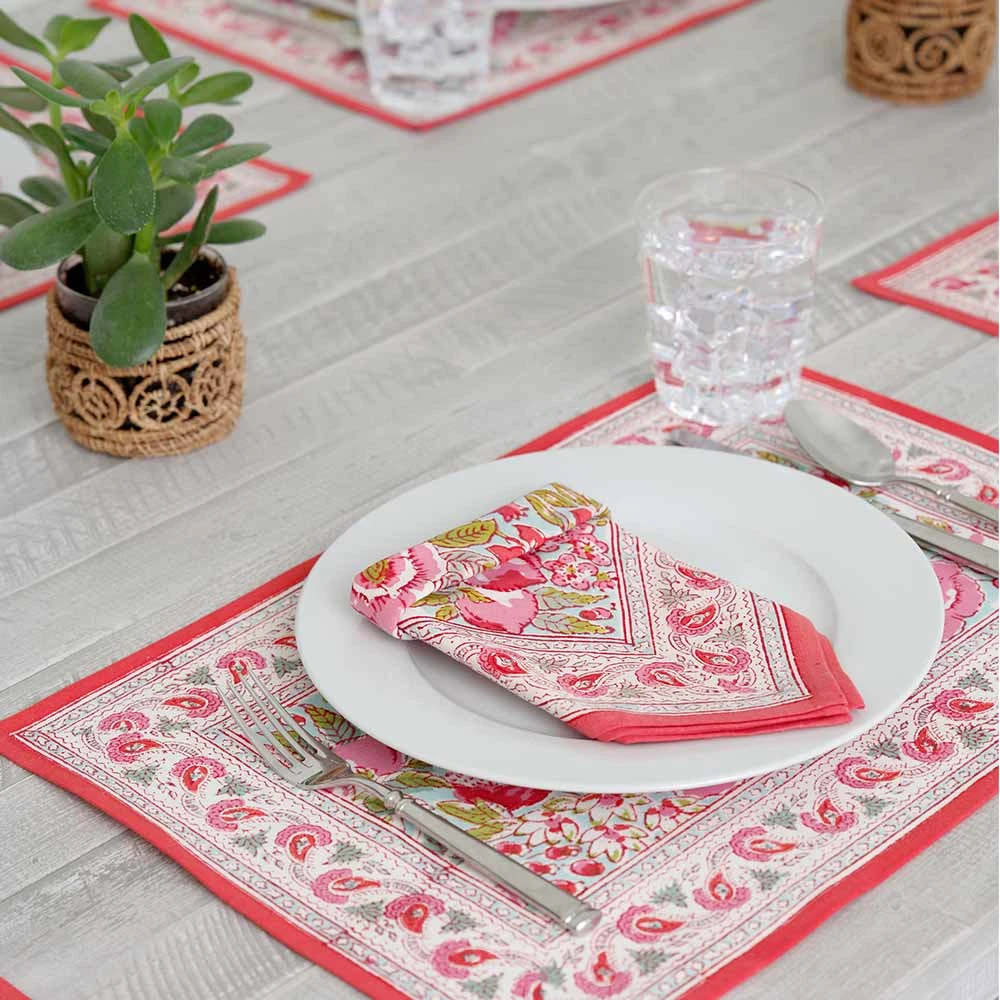 Wildflower Garden Placemat | Set Of 4 4 Wildflower Garden Placemat | Set Of 4 - Image 2