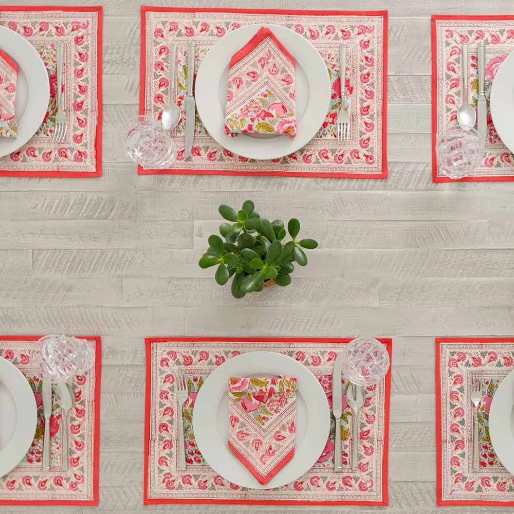 Wildflower Garden Placemat | Set Of 4 6 Wildflower Garden Placemat | Set Of 4 - Image 4