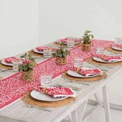 Crimson Blossom Table Runner 10 Crimson Blossom Table Runner -Household Items Series 322B 0008 CrimsonBlossom 6263 jpg 700230