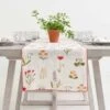 Botanical Garden Linen Table Runner