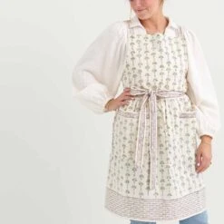 Palm Tree Dot Brown Apron