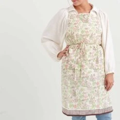 Palms & Pagodas Brown Apron