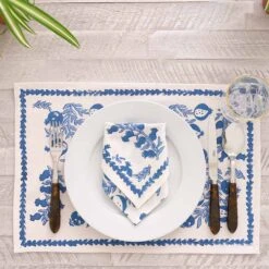 Pom Bells Wedgewood Placemat | Set Of 4 8 Pom Bells Wedgewood Placemat | Set Of 4 -Household Items Series 422 0000 webPomBellsWedgewoodDSC 1550 jpg 982662