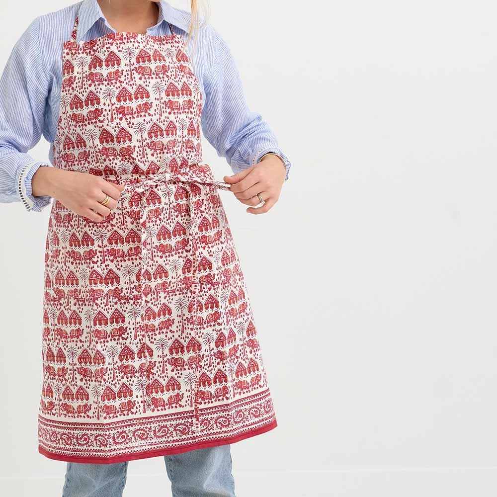 Elephant Parade Red Apron 3 Elephant Parade Red Apron