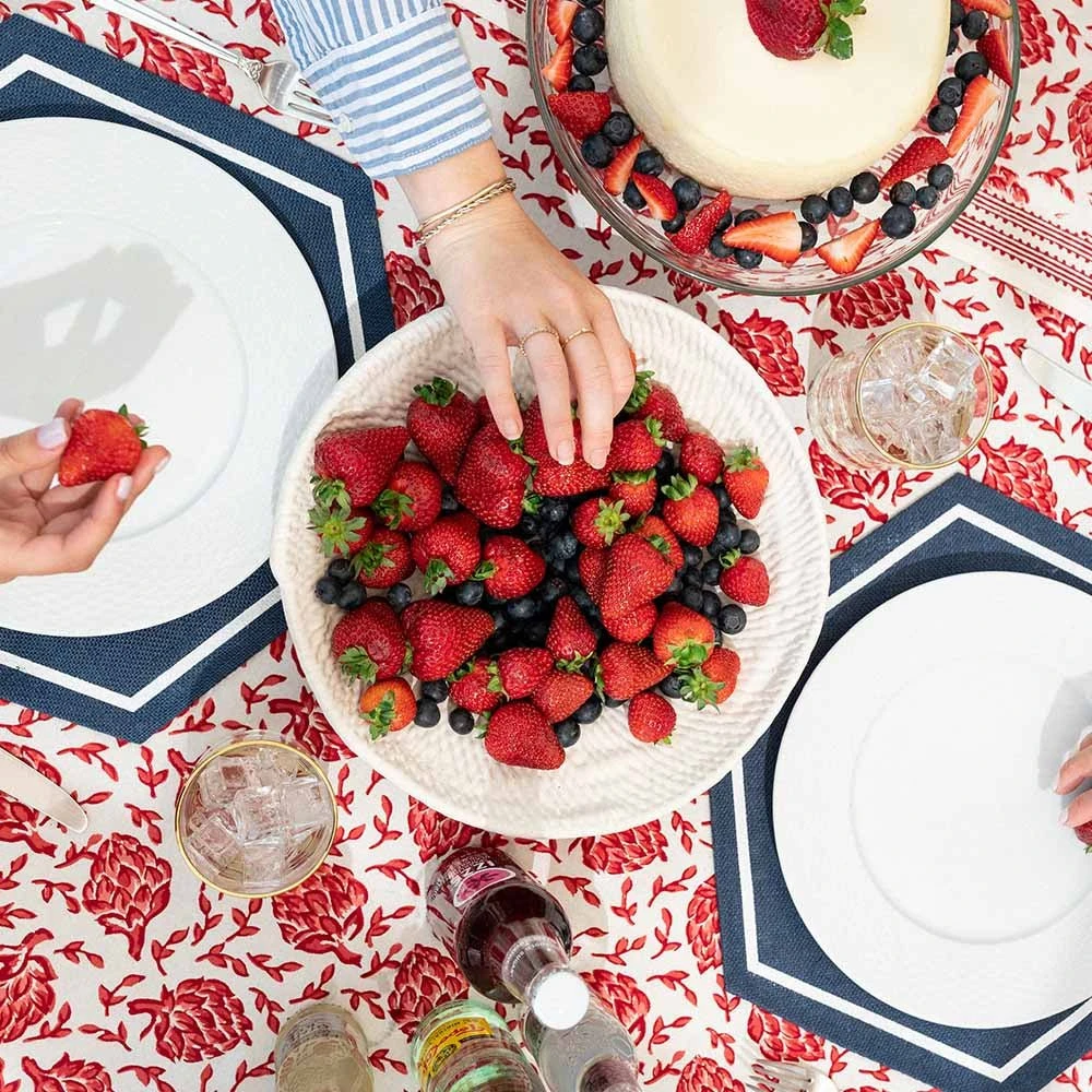 Dancing Artichokes Red Tablecloth 5 Dancing Artichokes Red Tablecloth - Image 3