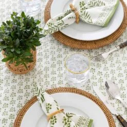 Phlox Green Tablecloth -Household Items Series 6 22 0001 PhloxGreenDSC 9569 jpg 702444