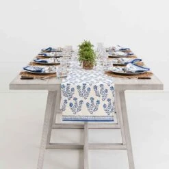 Phlox Blue Table Runner -Household Items Series 6 22 0006 PhloxBlueDSC 9432 jpg 795263