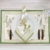 Phlox Green Placemat | Set Of 4