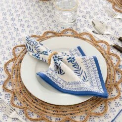 Phlox Blue Tablecloth -Household Items Series 6 22 0016 PhloxBlueDSC 9493 jpg 506290