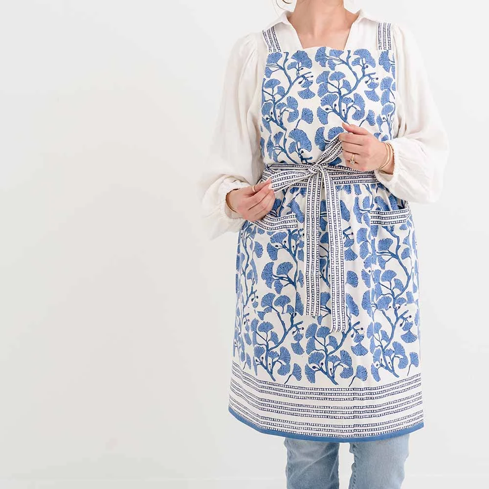 Ginkgo Blue Apron 3 Ginkgo Blue Apron