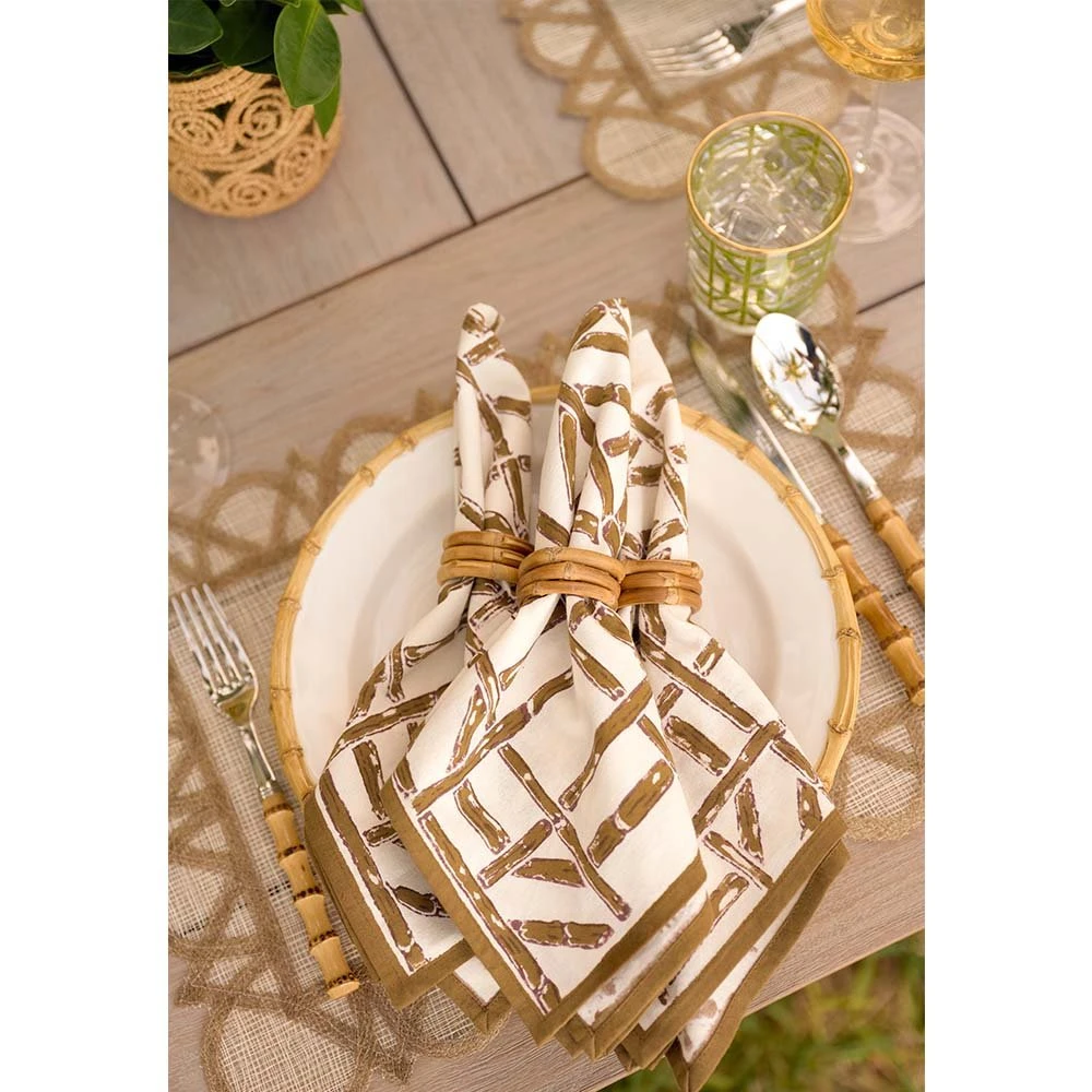 Brown Athena Placemat | Set Of 4 4 Brown Athena Placemat | Set Of 4 - Image 2