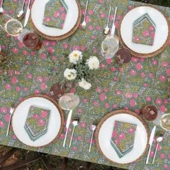 Cactus Flower Jade Napkin | Set Of 4 -Household Items Series Cactus flower jade tc web 4 602952