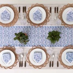 Caroline Blue Table Runner -Household Items Series CarolineBlue 0001 CarolineBlueDSC 1008 885900