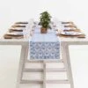 Caroline Blue Table Runner