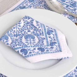 Caroline Blue Placemat | Set Of 4 -Household Items Series CarolineBlue 0014 CarolineBlueDSC 1050 723114