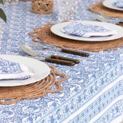 Caroline Blue Tablecloth 13 Caroline Blue Tablecloth -Household Items Series CarolineBlue 0016 CarolineBlueDSC 1084 606089