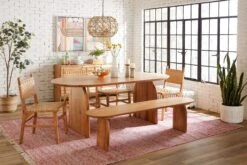 Catalina 79" Dining Table With Natural Acacia Wood -Household Items Series CataniaDR RS 12 22