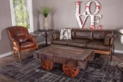 Charles Vintage Leather Club Chair -Household Items Series Charles ZWCH199 311 Chiavari ZWCISOFBB Sterling ZWVICT48F Artezia ZWAT2434 glam