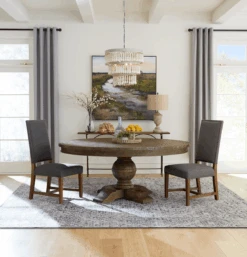 Dani High Back Formal Dining Chair, Set Of 2 -Household Items Series ColonialPlantation DR 6 22