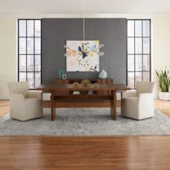 Manhattan Mid-Century Modern 82" Dining Table -Household Items Series Cosmopolitan DR3 Main 6 22