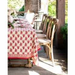 Red Paisley Tablecloth 9 Red Paisley Tablecloth -Household Items Series Cropped RedPaisley 0017 593115