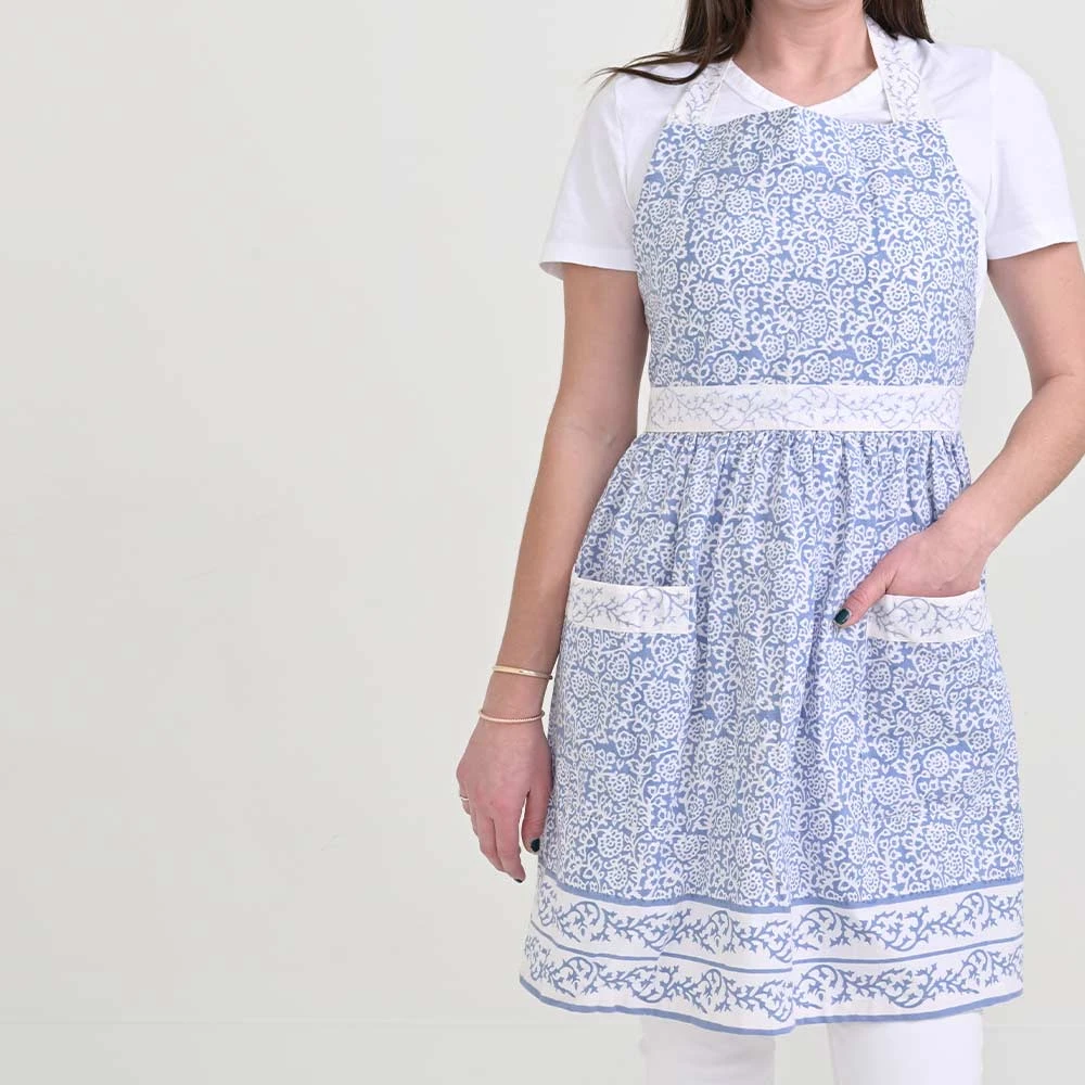 Tapestry Blue Apron 3 Tapestry Blue Apron