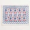 Dove & Cypress Blue & Persimmon Placemat | Set Of 4 1 Dove & Cypress Blue & Persimmon Placemat | Set Of 4 -Household Items Series Dove and Cypress Persimmon Placemats 724934
