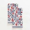 Emma Red & Blue Tea Towels