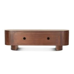 Athena 79" Mid Century Modern Media Cabinet 11 Athena 79" Mid Century Modern Media Cabinet -Household Items Series FAN PC79AM bk1