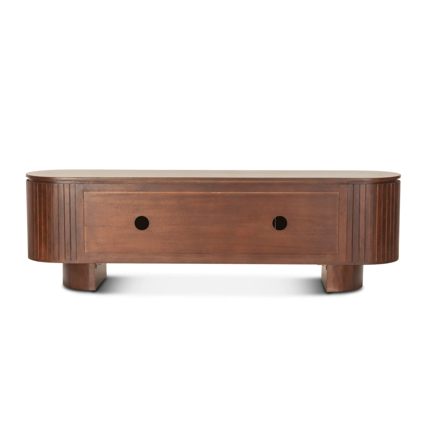 Athena 79" Mid Century Modern Media Cabinet 5 Athena 79" Mid Century Modern Media Cabinet - Image 3