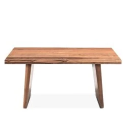 Madrid Modern Natural Teak Wood Coffee Table