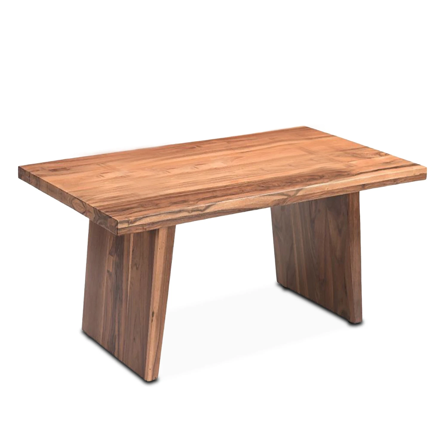 Madrid Modern Natural Teak Wood Coffee Table 4 Madrid Modern Natural Teak Wood Coffee Table - Image 2