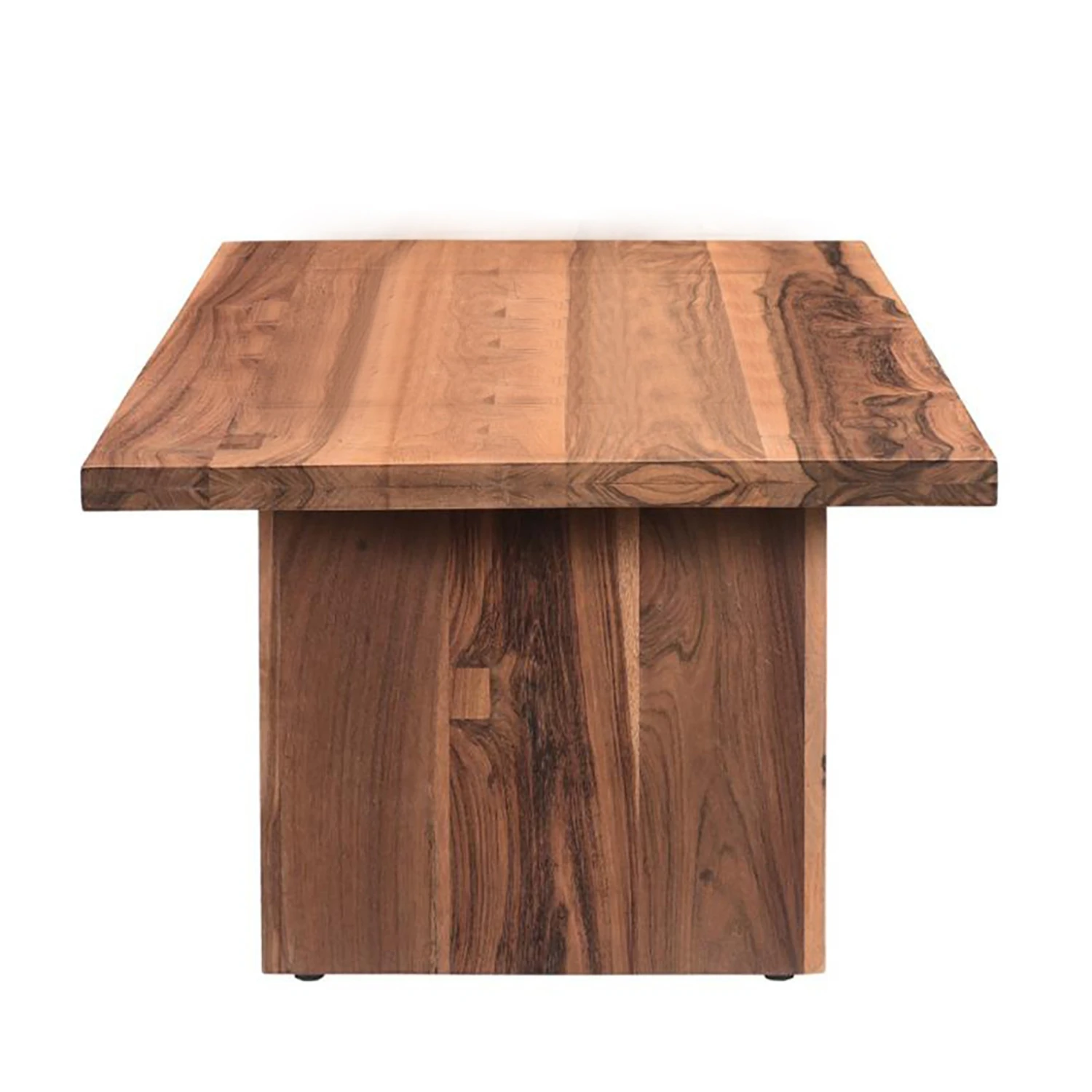 Madrid Modern Natural Teak Wood Coffee Table 6 Madrid Modern Natural Teak Wood Coffee Table - Image 4