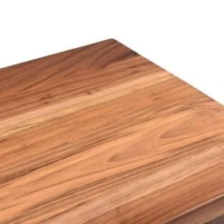 Madrid Modern Natural Teak Wood Side Table -Household Items Series FBC ST24NT dt1