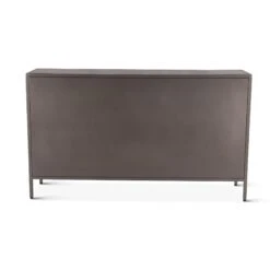 Cleveland 55" Industrial Gunmetal And Brass Sideboard -Household Items Series FBN SB55GMBR bk1